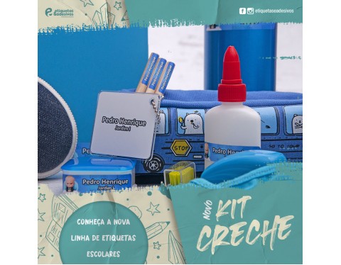 Kit Creche com tema colorido